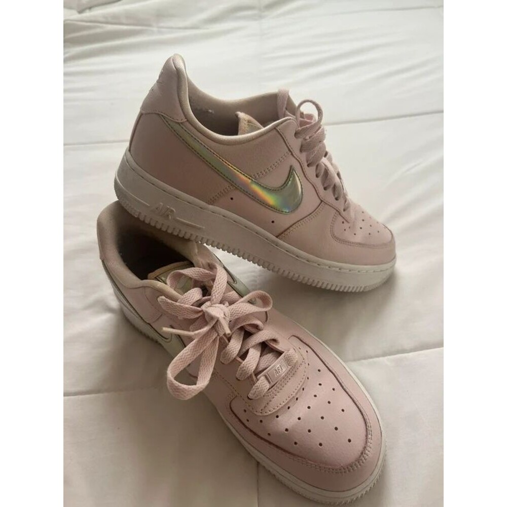 Nike Air Force 1 Low Pink Iridescent Barely Rose Pastel Holographic AF1